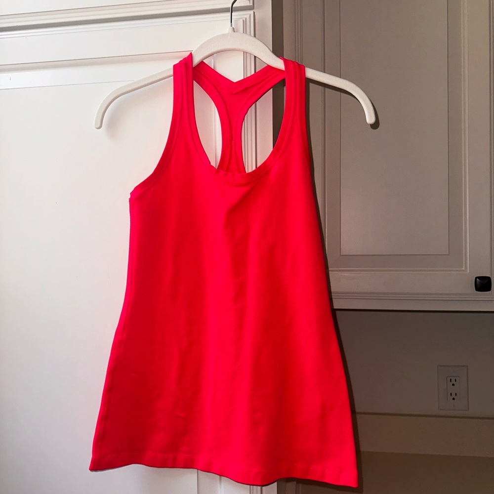 Lululemon neon pink tank